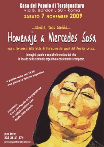 Homenaje a Mercedes Sosa